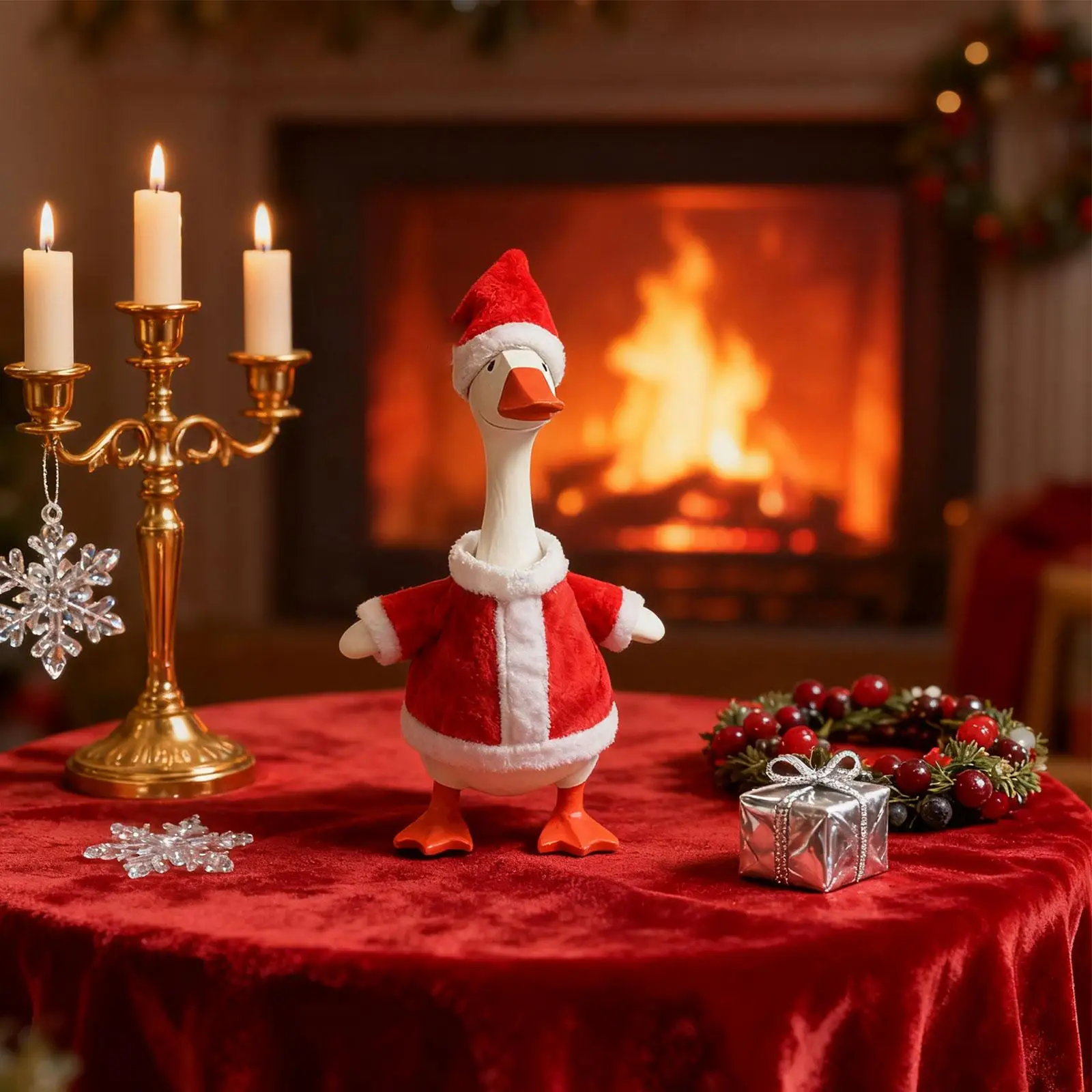 Goose Keychain Decoration for Desk, Unique and Creative Keychain Decoration,