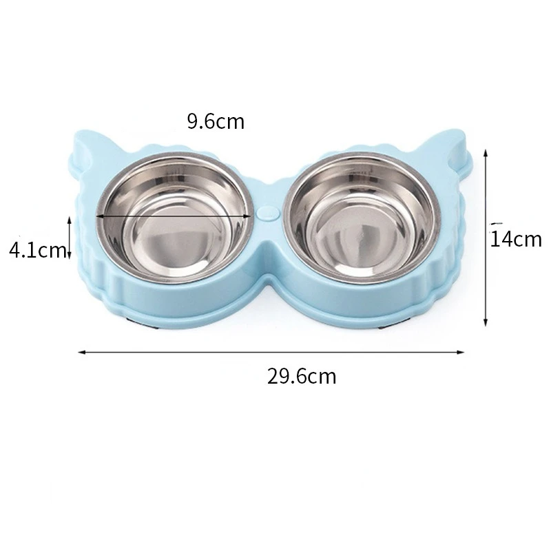 Cuencos de agua y comida de plástico para mascotas, comedero y bebedero para perros y gatos, artículos para el hogar, artículos para beber de cocina - imagen 2