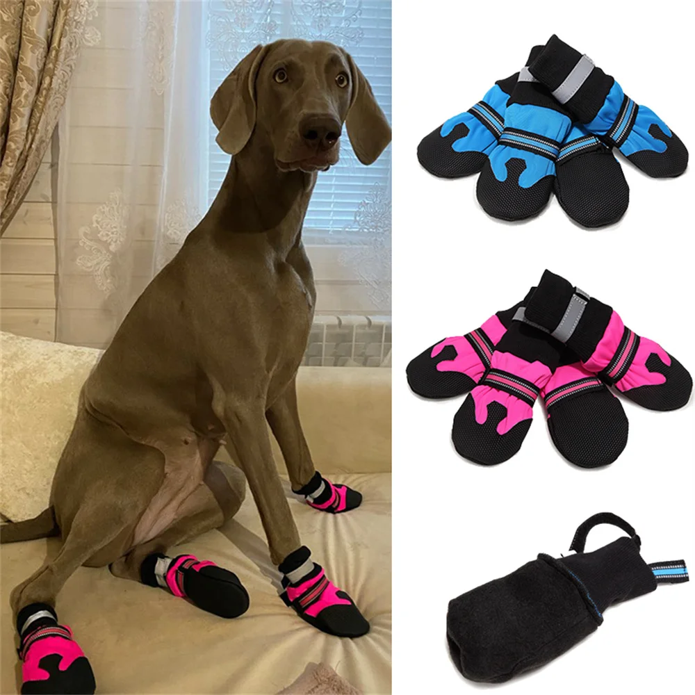 Botas antideslizantes caña alta para perros medianos y grandes - imagen 5