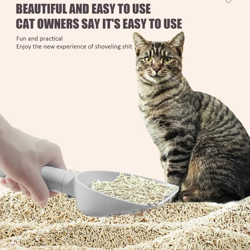 Pala de arena para gatos y mascotas, herramienta de limpieza, pala para arena - imagen 2