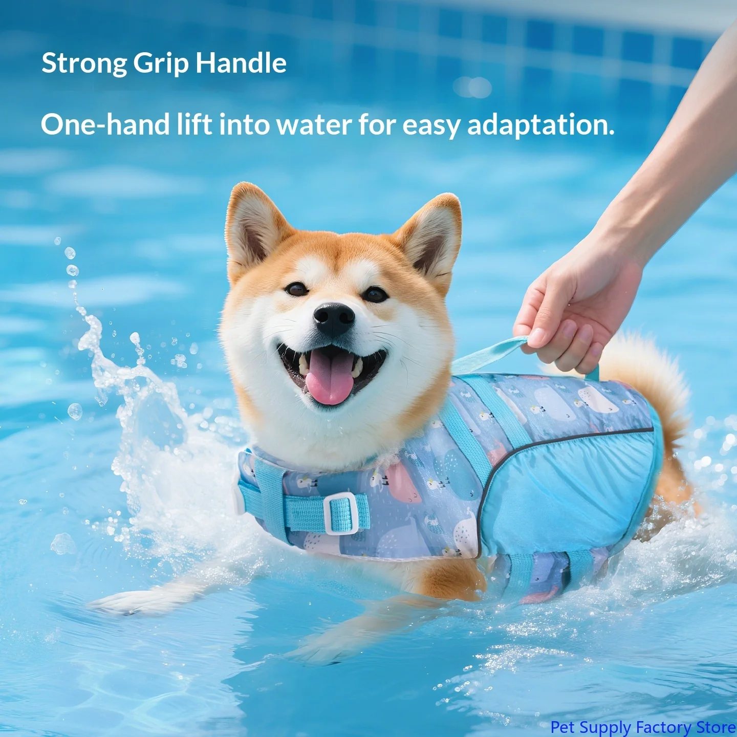 Chaleco salvavidas para perros pequeños y medianos – Corgi, Bichón, Teddy - imagen 3