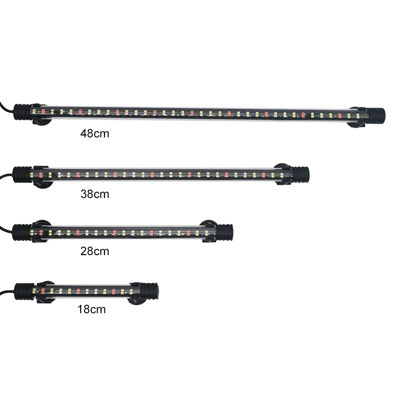 Luz LED impermeable para acuario, lámpara subacuática para pecera, luz con Clip, decoración de acuarios, iluminación, lámpara sumergible, cultivo de plantas, 220-240V - imagen 3