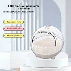 Baño arena para hámster y chinchilla: oso dorado, dinosaurio