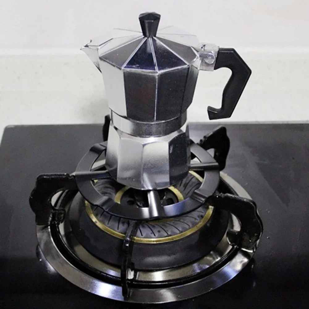 Anillo de Gas, reductor de sartén, rejilla de trípode, soporte de anillo de café, quemador de trípode, olla de rejilla, estufa de hierro fundido - imagen 4