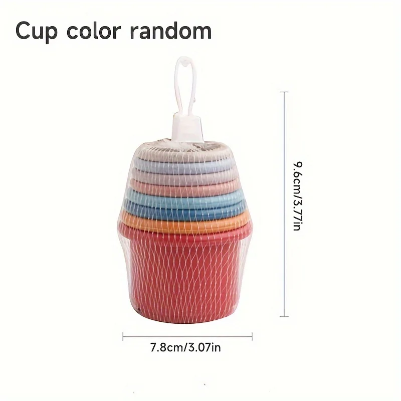 8 Uds. Tazas de conejo apilables, juguetes ricos de animales pequeños y coloridos, juegos ocultos de aperitivos interactivos, adecuados para conejos, hámsteres - imagen 2