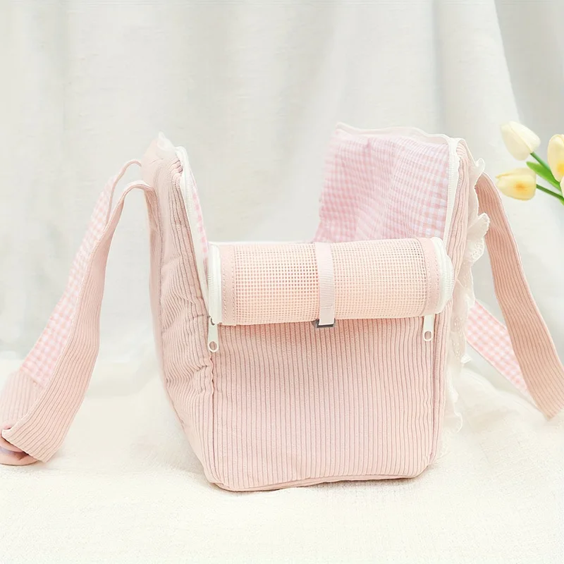 Bolsa de transporte transpirable para mascotas: perros y gatos, avion - imagen 4