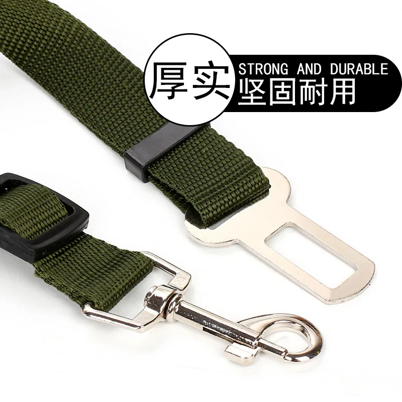 Cinturón de seguridad de coche para mascotas, cuerda de seguridad retráctil para perros, correa para mascotas, cinturón de seguridad de coche para perros - imagen 4