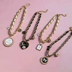 Collar de perlas para perros y gatos pequeños - Accesorio elegante