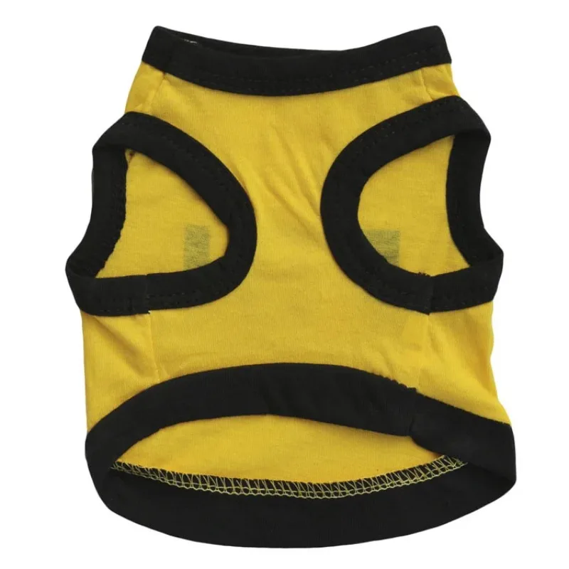 Ropa transpirable de algodón para perros, chaleco para perros pequeños con estampado de letras de camuflaje del FBI, camiseta XS-L, chalecos de policía para cachorros, verano - imagen 2