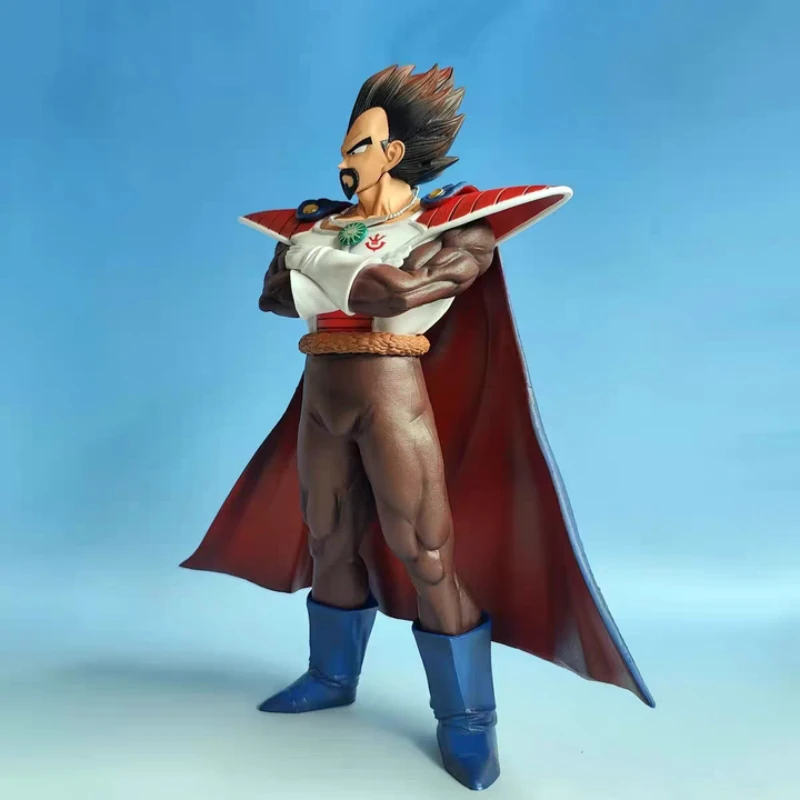[En Stock] Anime 29cm Dragon Ball Super Saiyan King Vegeta PVC figura de acción estatua de batalla colección modelo niños juguetes regalos de muñecas - imagen 4