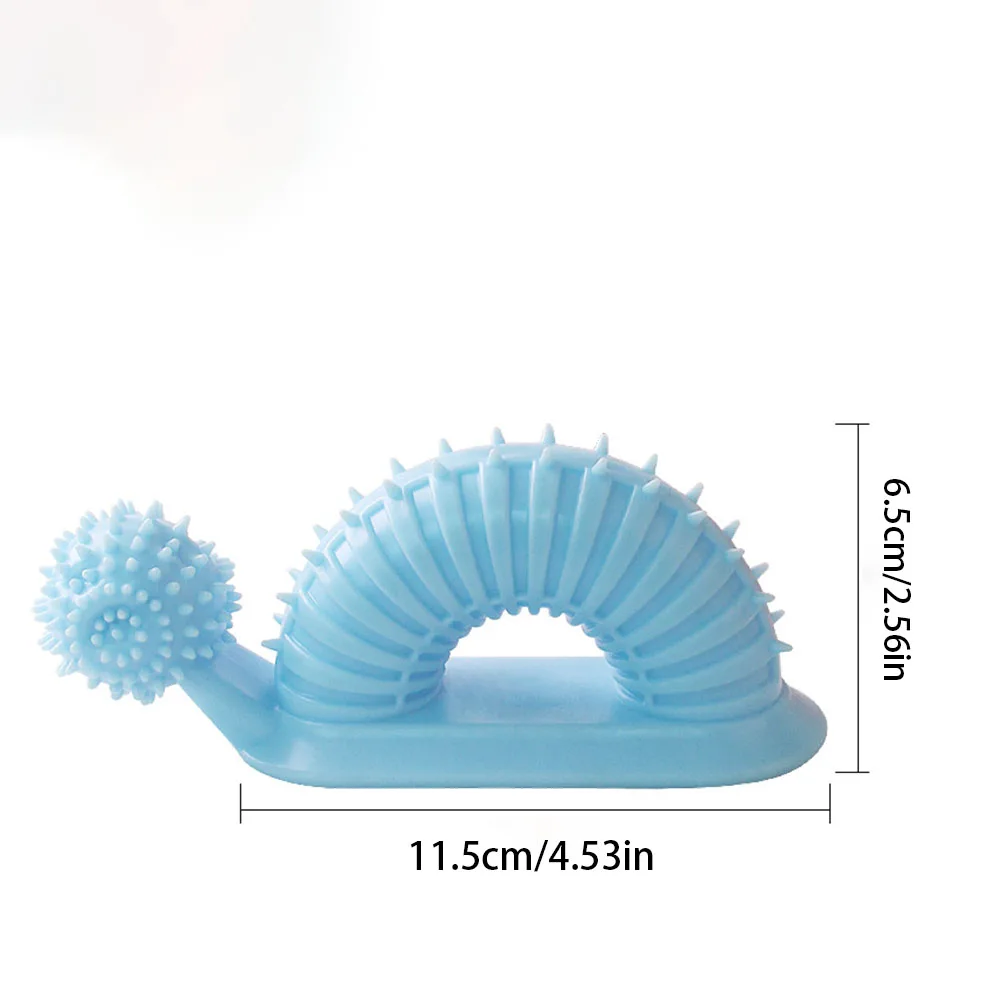 Juguete masticable para perros con forma de caracol, juguete molar interactivo para dispensar alimentos, resistente a mordeduras y duradero, divertido juguete para mascotas para cachorros y perros adultos - imagen 5
