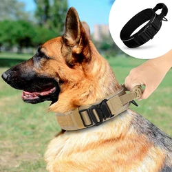 Collar táctico para perros – nylon ajustable, resistente y reflectante
