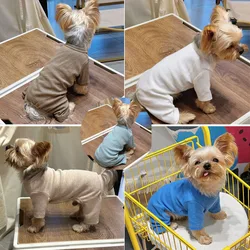 Pijama de algodón suave para perros – Ropa de casa cómoda