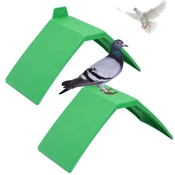 Perchas de plástico para aves y loros - Marco verde cómodo y seguro