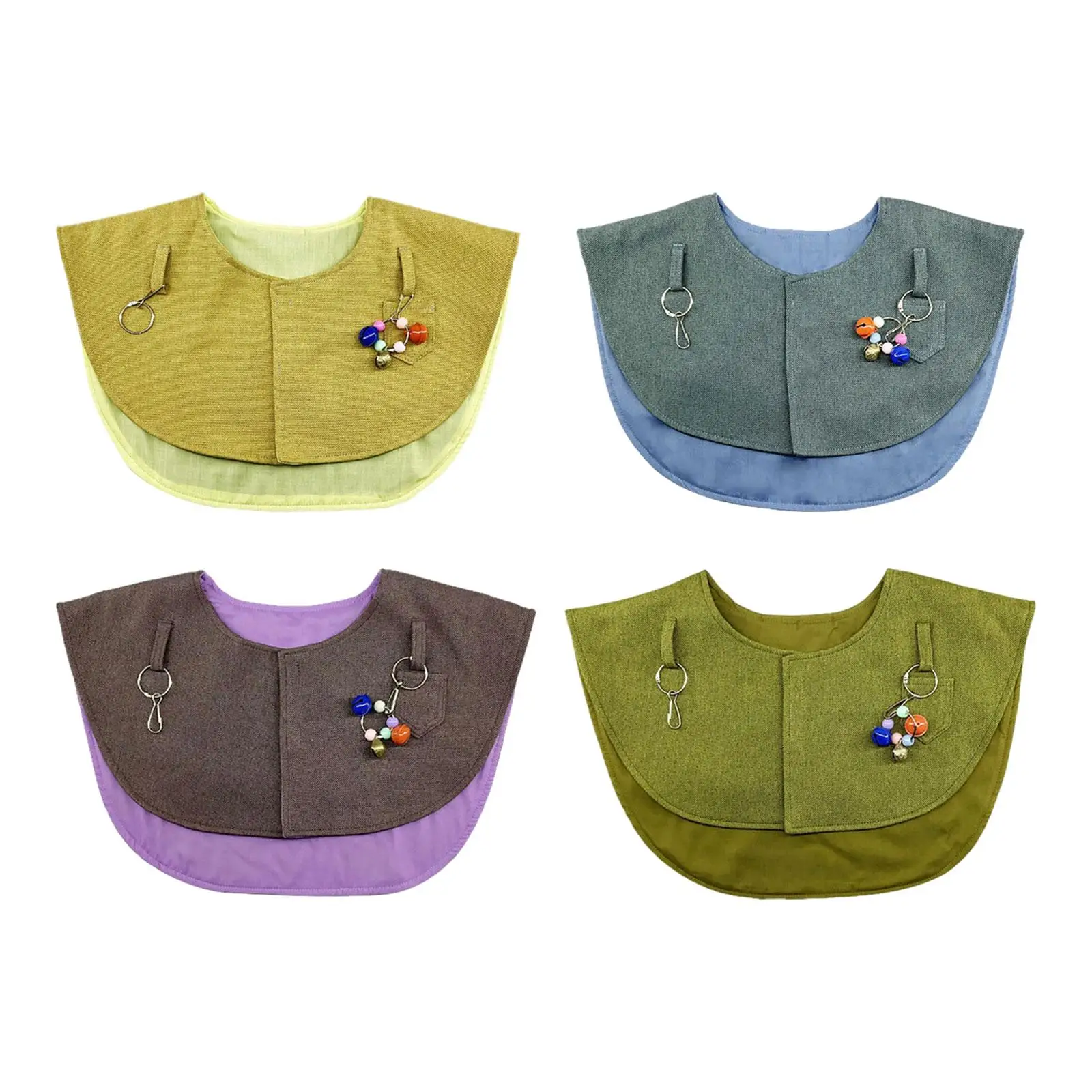 Parrot Anti Scratch Shoulder Protector Training Cape Guard Bird Diaper for Finches Cockatiels Small Medium Parakeets Sun Conures