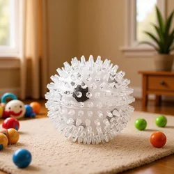 Pelota interactiva para perros con púas – ejercicio y limpieza dental