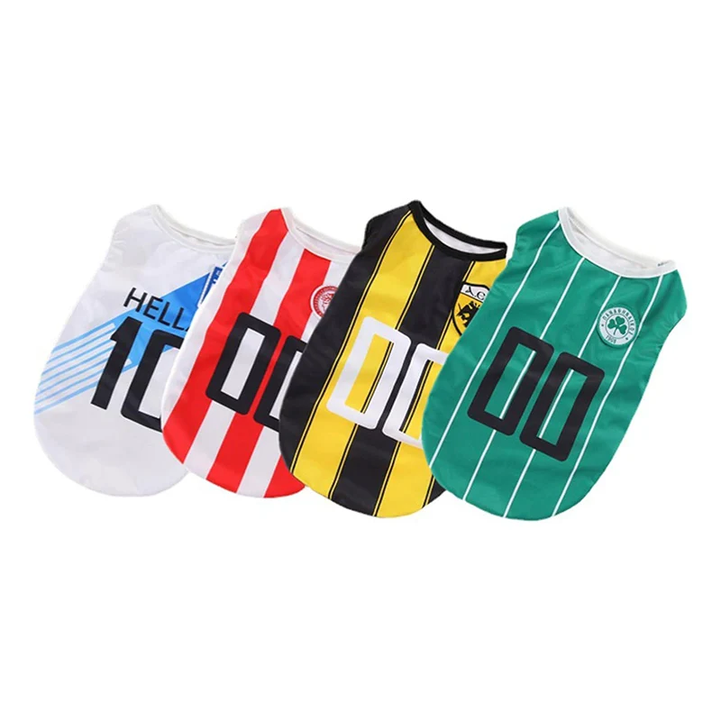 Camiseta para perros, camiseta de fútbol de baloncesto suave y cómoda, chaleco deportivo transpirable para perros, ropa para perros pequeños, medianos y grandes