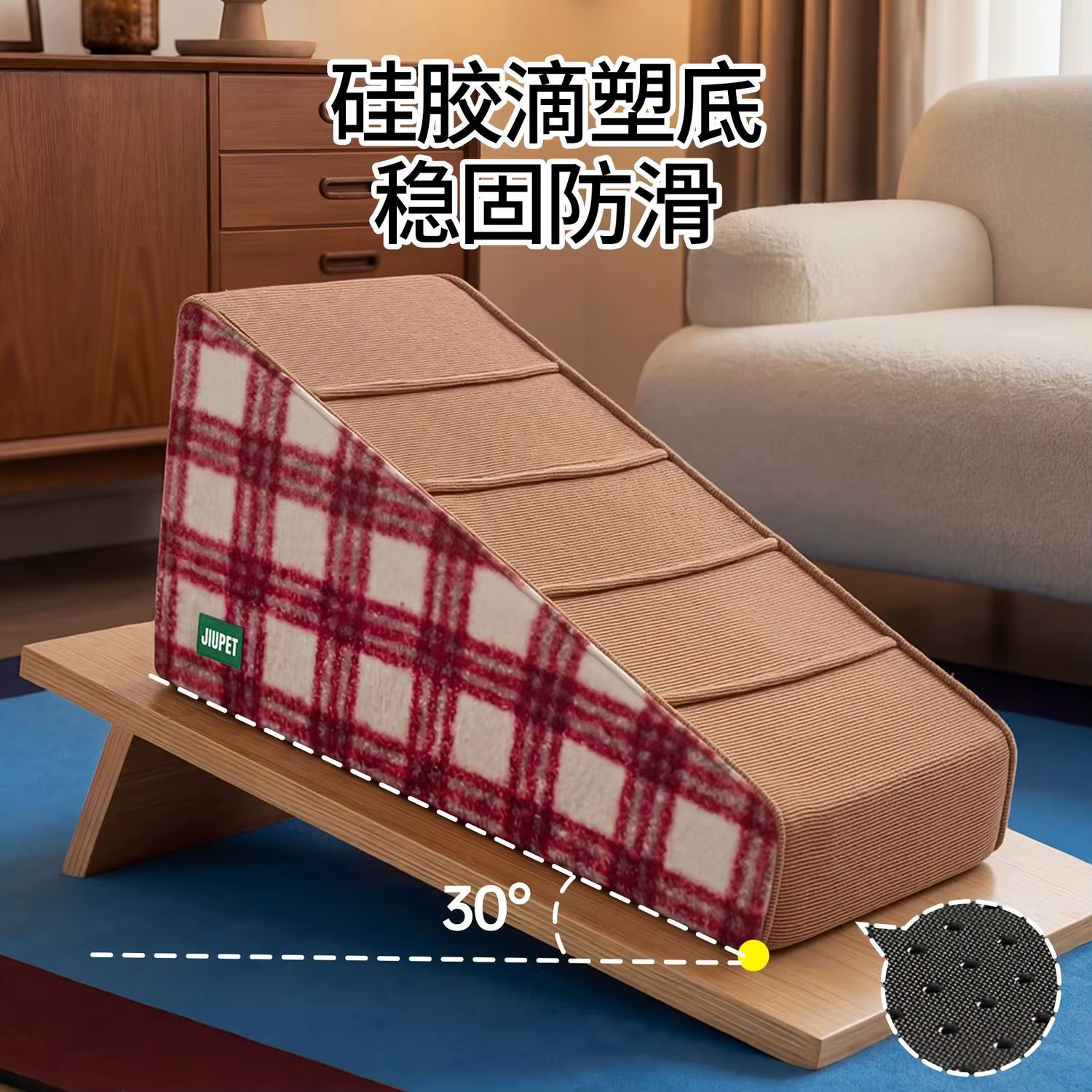 Rampa plegable para perros y gatos, escaleras lavables - imagen 3