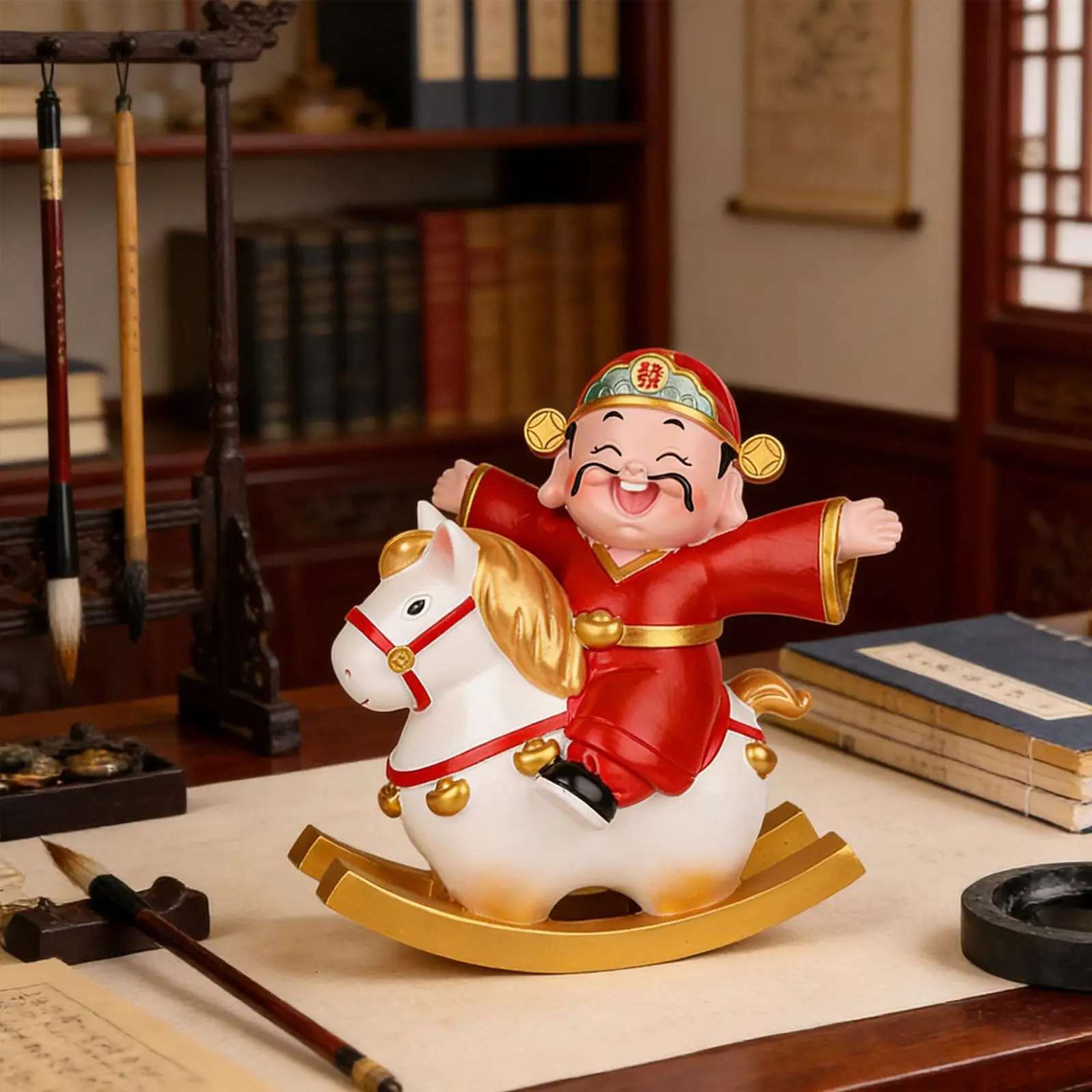 Horse Figurine Collectible Stable Miniature Unique Horse Statue Ornaments Table Sculpture for Bedroom Party Supplies Decroration