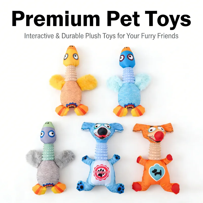 Juguete dental para perros con peluche resistente y sonido