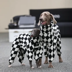 Abrigo invierno perros medianos y grandes – Cuadros de algodón
