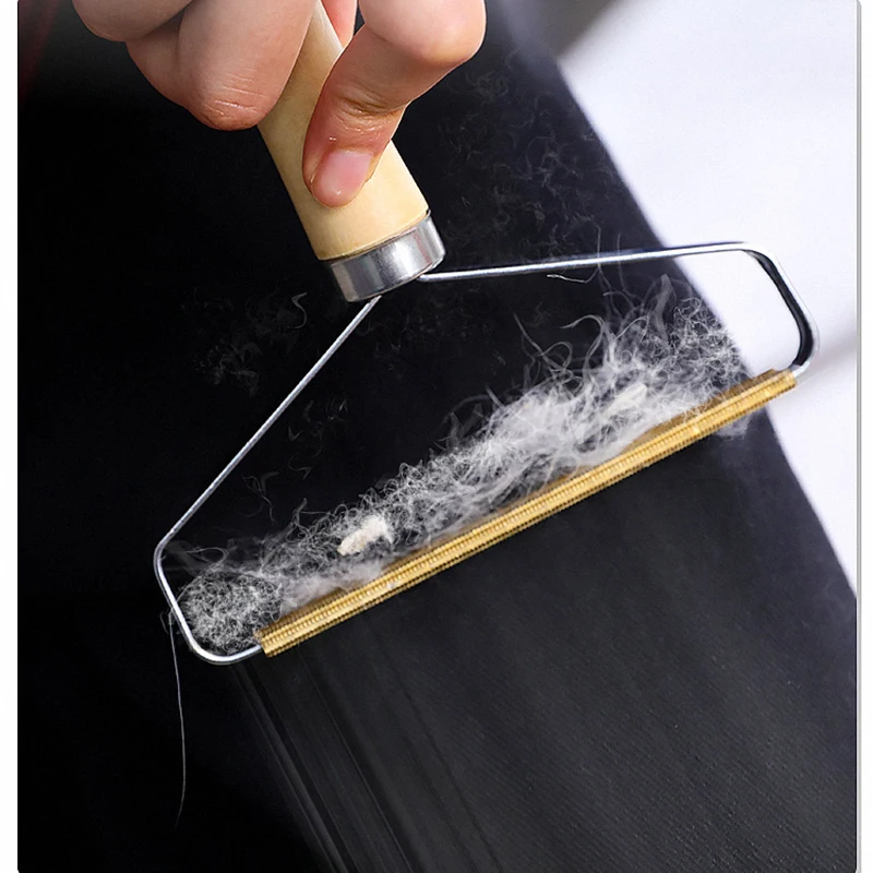 Eliminador de pelusas portátil, cepillo de afeitar de tela pelusa, cepillo removedor de pelo de mascotas, rodillo de pelusa Manual, cepillo de limpieza de ropa y sofá - imagen 2