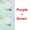 purple and green