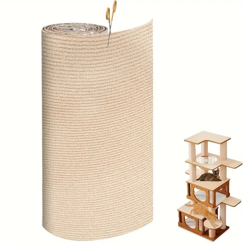 Tapete rascador autoadhesivo para gatos – protege muebles y cuida uñas - imagen 2