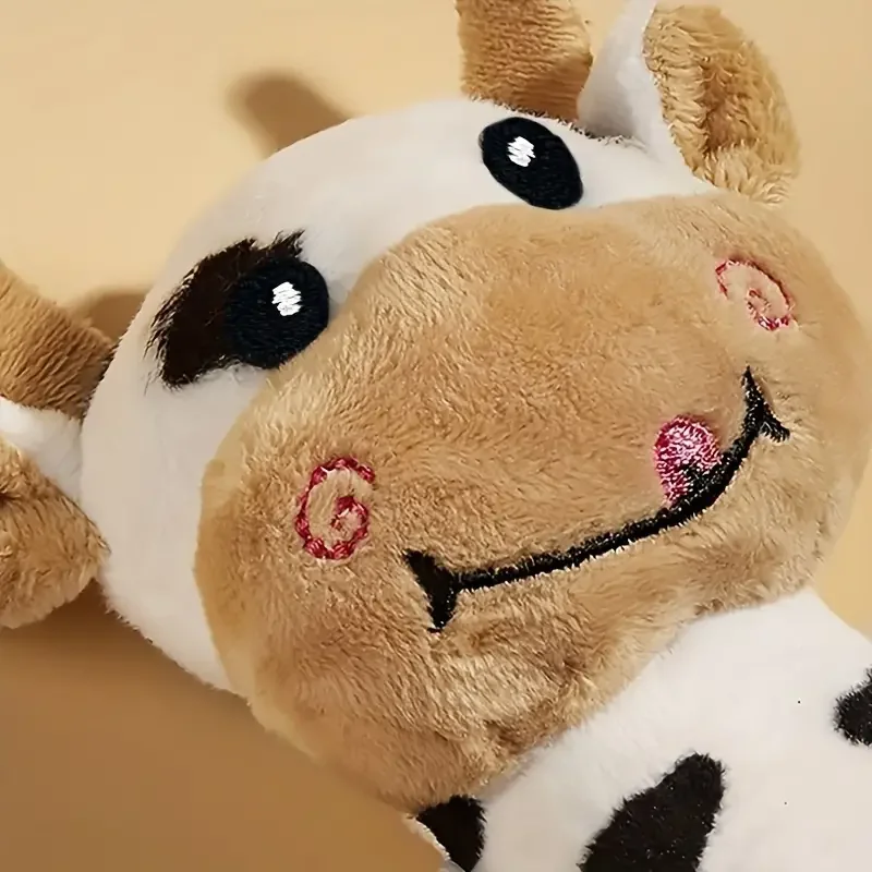 Peluche de vaca para mascotas, el alivio perfecto de la ansiedad y la ayuda calmante para gatos y perros - imagen 3