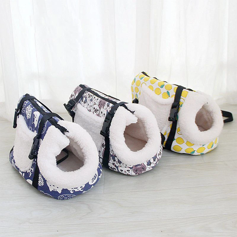 Bolsa de transporte portátil para mascotas, mochila de viaje transpirable de un hombro, plegable, con cierre de seguridad, para gatos - imagen 3