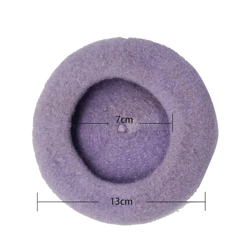 Gorro de lana de pintor de color caramelo, Boina de perro cachorro, mini tocado de foto decorativo, diseñador de lujo de Navidad, sombrero de gato - imagen 4