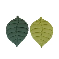 Cama para gatos en forma de hoja - Alfombra suave lavable