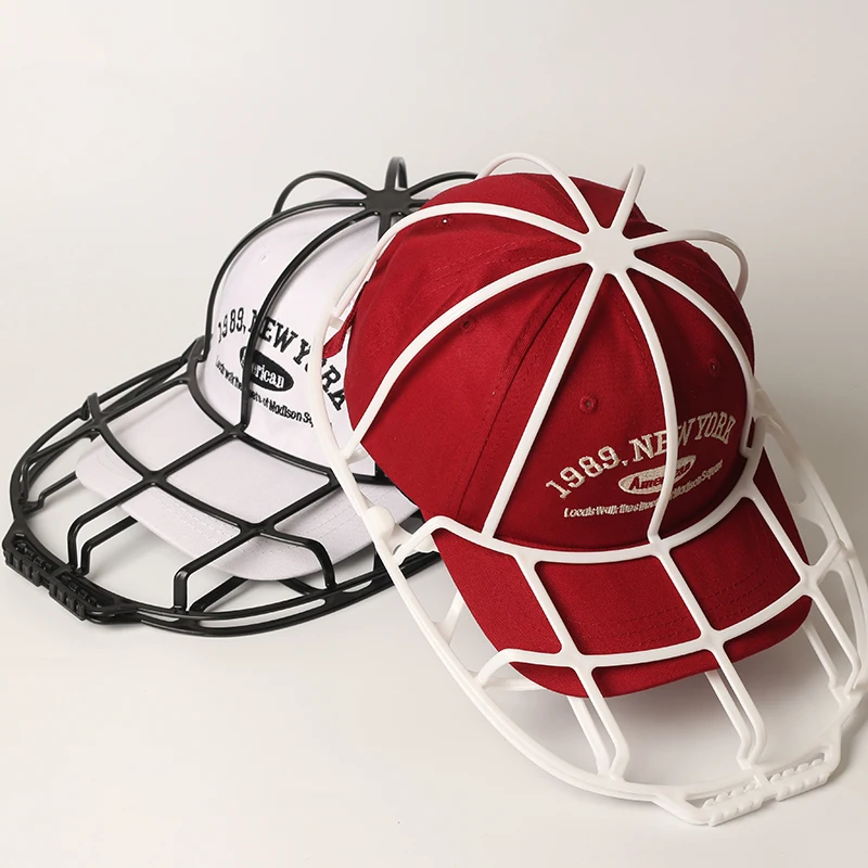 arandelas sombreros béisbol limpiadores sombreros aptos adultos niños marco lavadora jaula almacenamiento protector sombreros estantes lavadora pieza