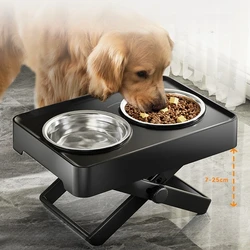Comedero elevado para perros grandes – Protección cervical regulable