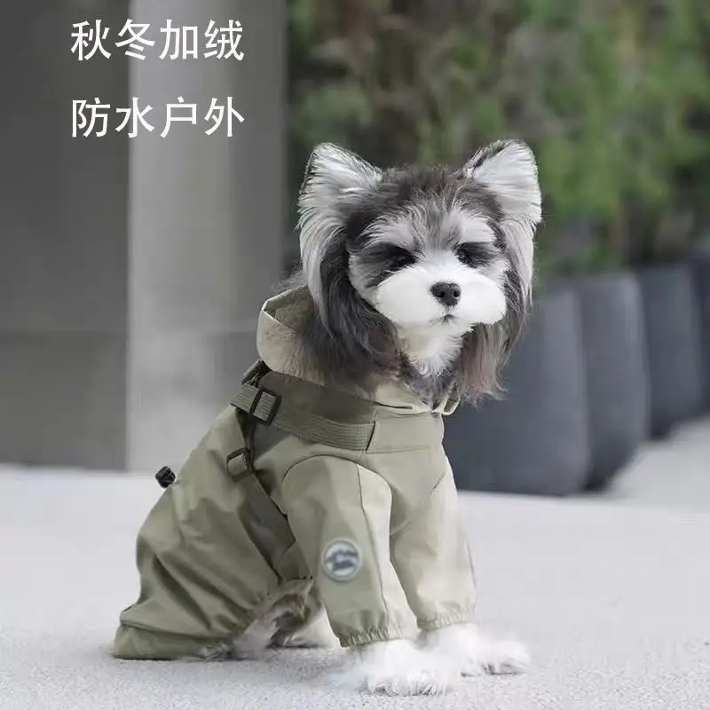 Abrigo impermeable de invierno para perros pequeños - Chaqueta cálida - imagen 2