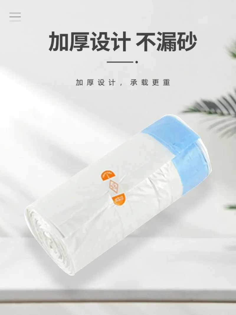 Caja de arena para gatos original, bolsa de basura automática para Hmpet, 1 rodillo, 20 piezas, suministros para mascotas - imagen 2