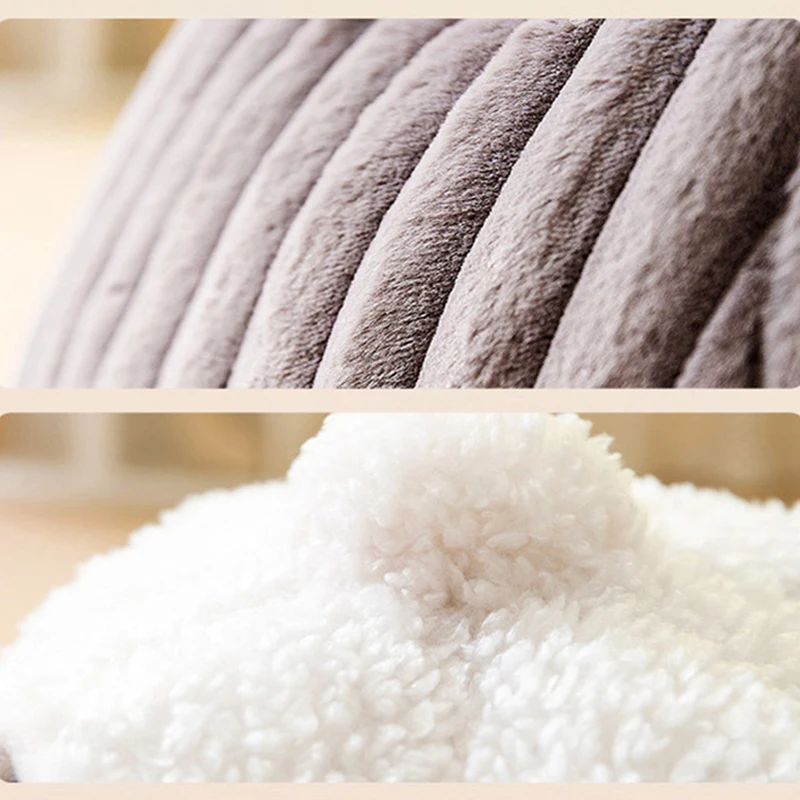 Nido cálido para gatos de invierno, cama suave de felpa para gatos, cama para dormir acogedora y cerrada para cachorros y gatos, cómoda casa para gatos cueva y gatitos - imagen 5