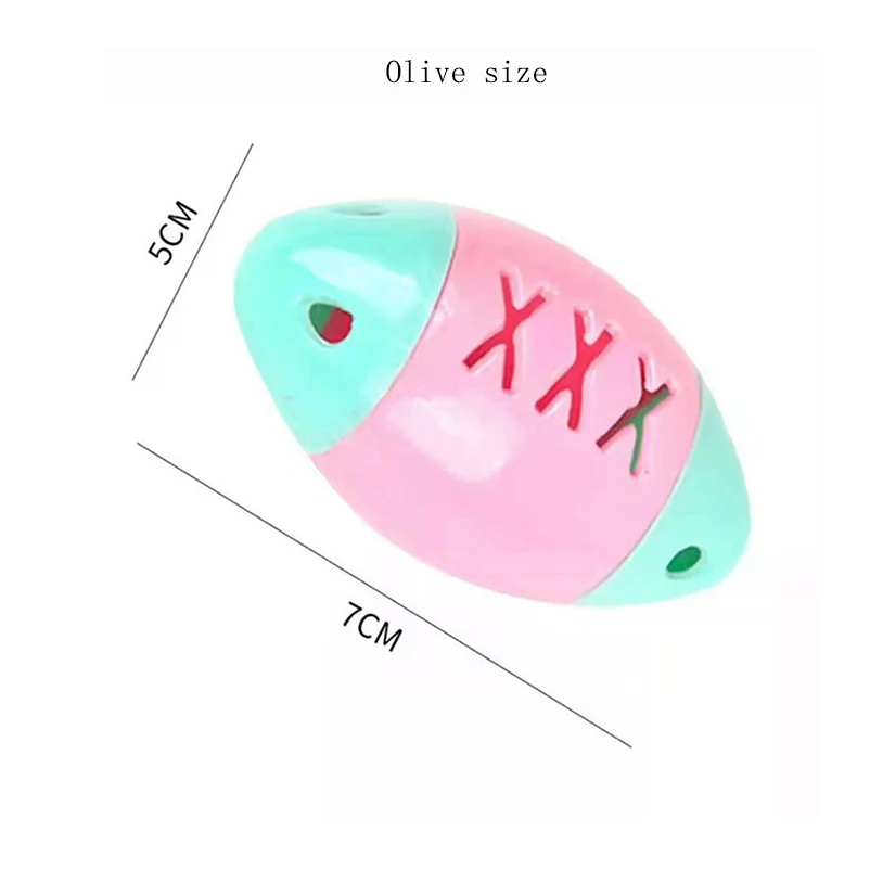 Caliente para mascota gato juguete campana bola de plástico de colores ahuecado gato sonido interactivo juguete suministros para mascotas - imagen 4