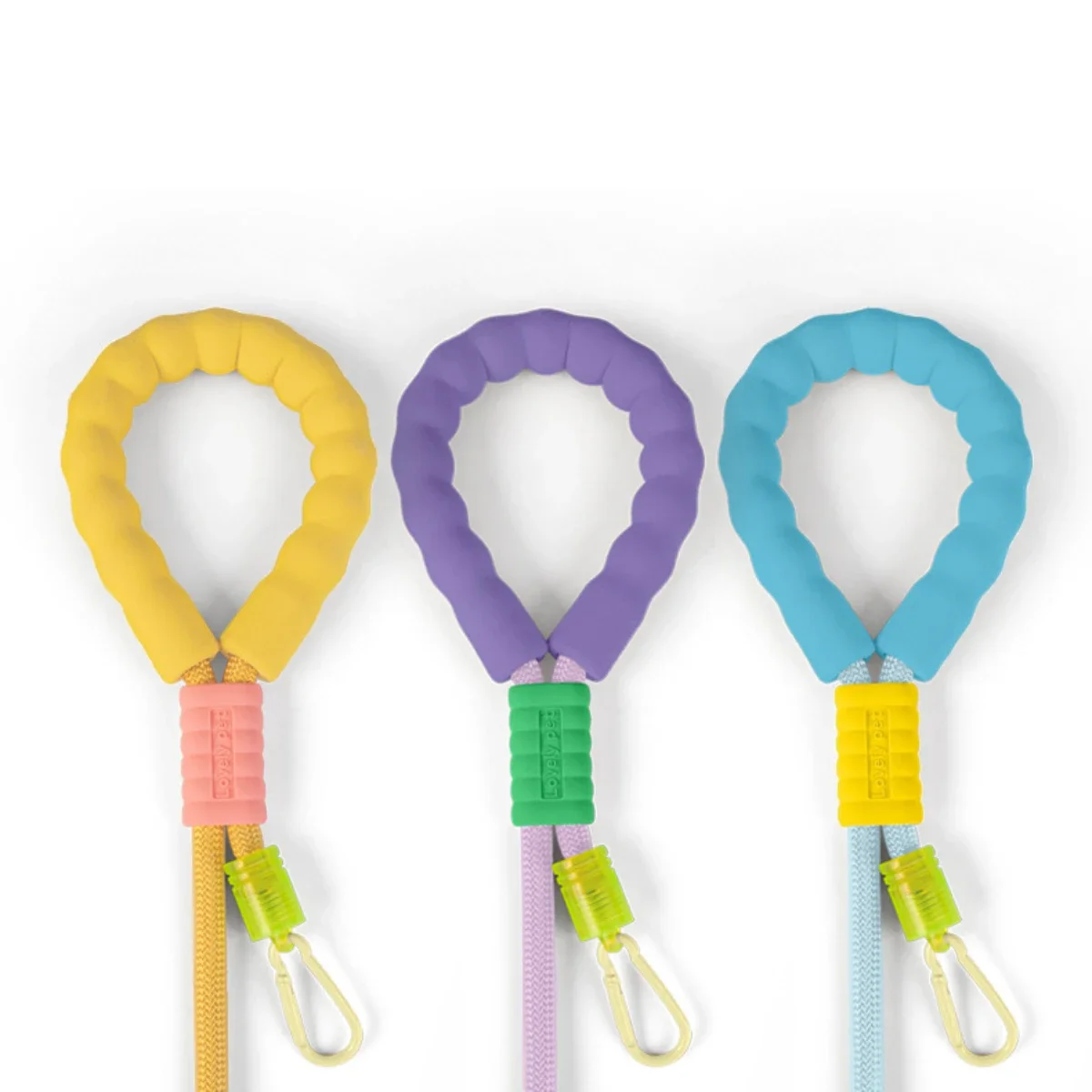 Correa para perro que se puede usar, cuerpo cruzado, mango de algodón de espuma de nube, Color de contraste, cuerda P para cachorros, salir para caminar con mascotas - imagen 4