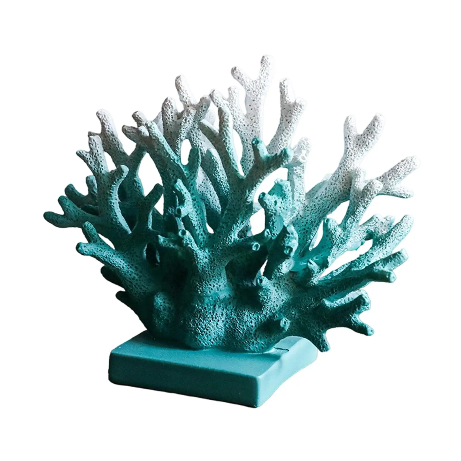 Arte coral resina náutico – Decoración para escritorio - imagen 4