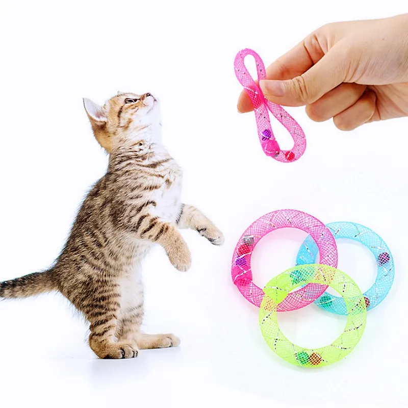 Juguete interactivo con muelle y campana para gatos - imagen 2