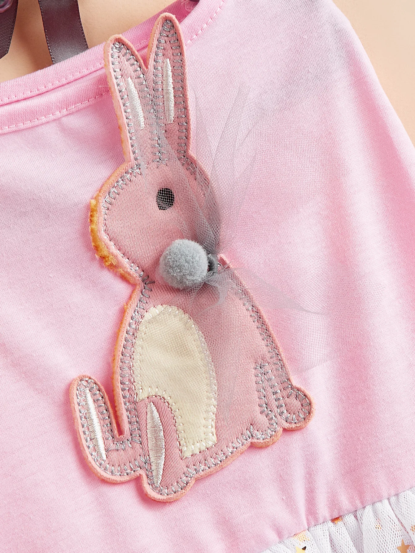 Vestido de perro conejito encantador, ropa de cachorro, conejo bordado, disfraz de mascotas de Pascua, primavera y verano - imagen 5