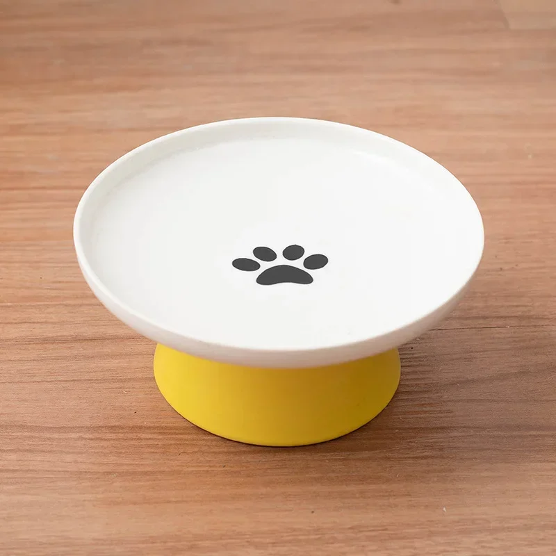 Cuenco de cerámica para gatos, cuenco para perros y gatos, plato de comida para mascotas, plato de agua para gatitos, alimentador de cuenco para perros, accesorios para mascotas - imagen 4