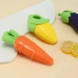 Juguete para masticar para perros chirriantes, simulación de zanahoria, forma de maíz, resistente a mordeduras, limpieza de dientes, entrenamiento interactivo, suministros para mascotas