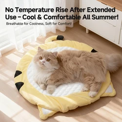 Colchoneta refrescante para gatos y perros con núcleo suave de fibra
