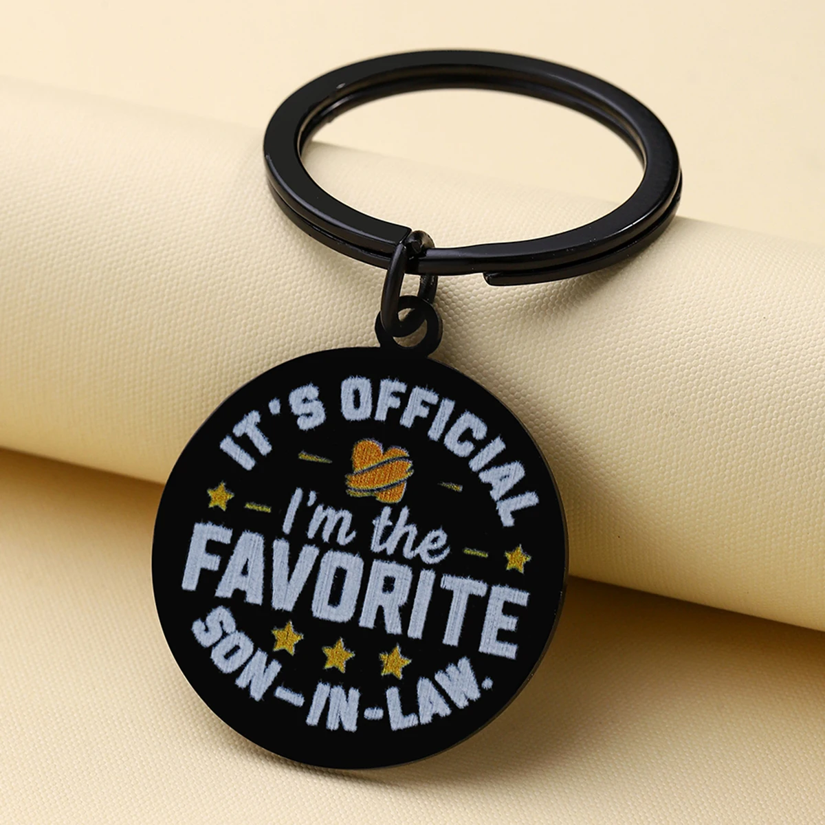 Regalos de hijo en ley para hombres, rellenos de calcetines de Feliz Navidad, llavero de cumpleaños - imagen 5