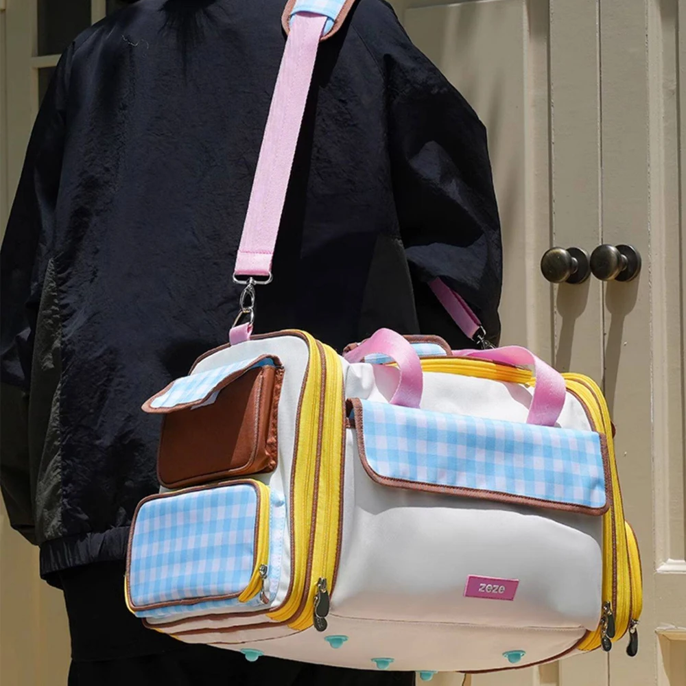 Mochila transportadora plegable y transpirable para perros pequeños - imagen 2