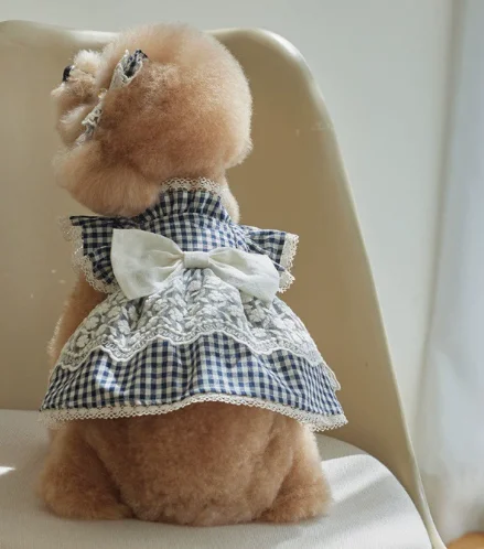Vestido Marzis para gatos y perros pequeños - Chaleco encaje primavera - imagen 5