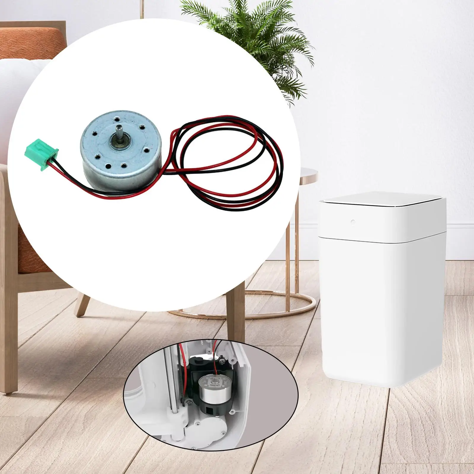 Reparación de motor de cubo de basura, resistente, estable, ligero, para T1S TC1D, cubo de basura inteligente, reemplazo de accesorios de cubo de basura - imagen 2