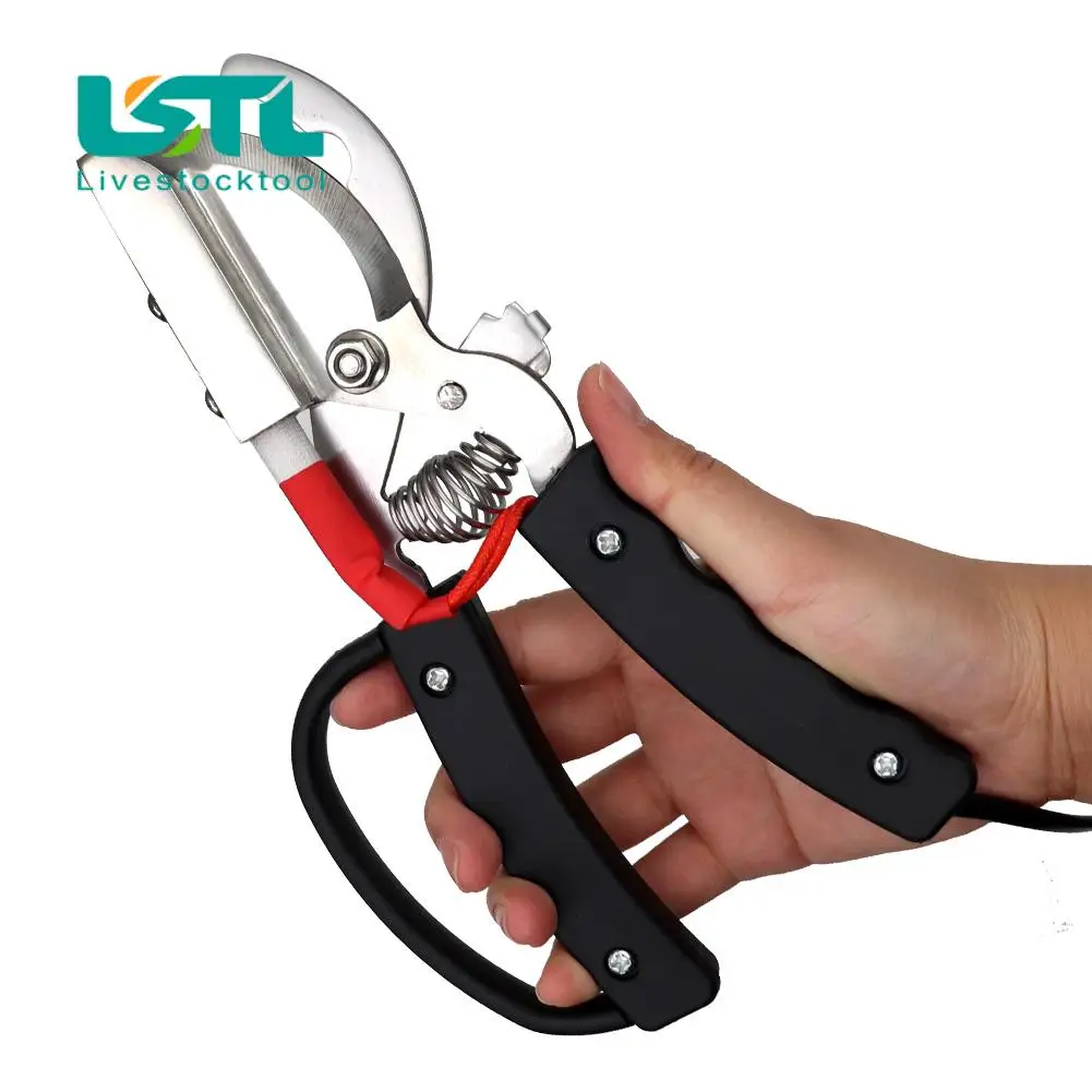 Pinzas de cola rota con calefacción eléctrica para lechones, pinza hemostática para cerdo, tijeras, Clip - imagen 5